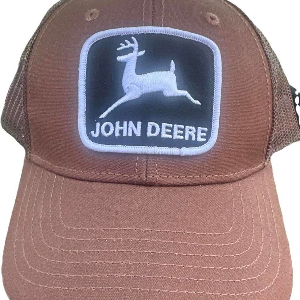 John-deere Men's Brown and Tan Hat